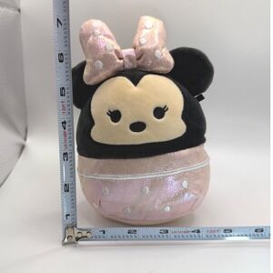 Disney Tsum Tsum Minnie Mouse Plush Toy Pink Sparkle Easter Egg Style